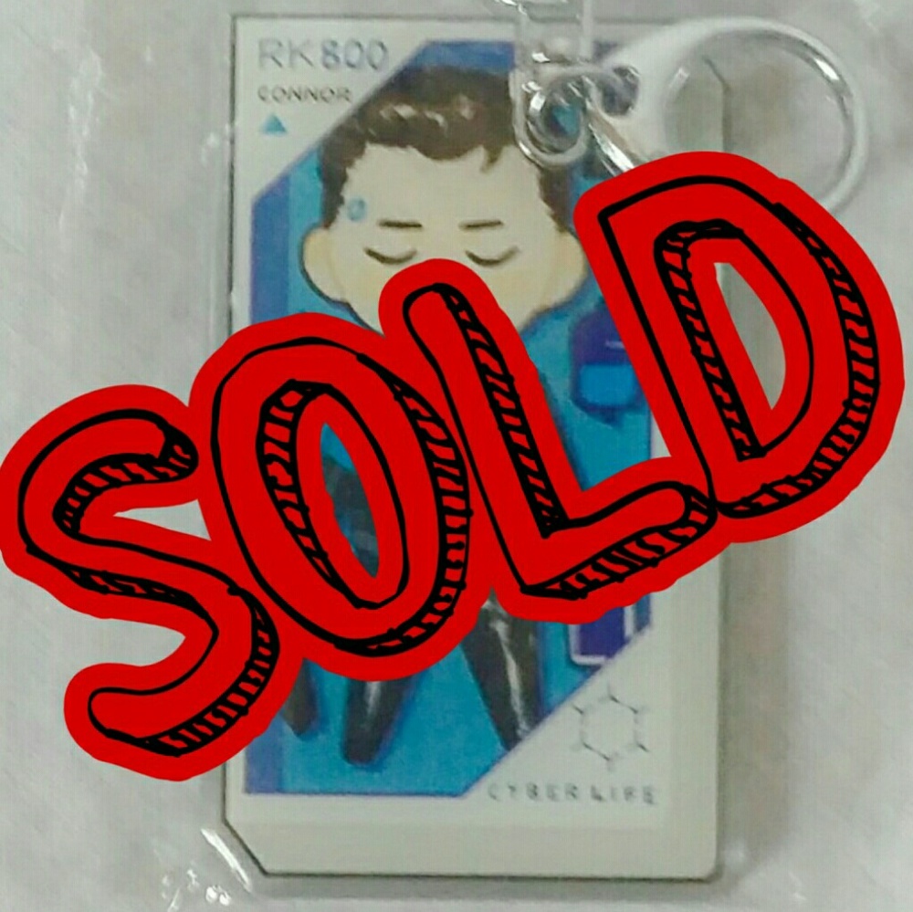 NEW Detroit: Become Human Connor keychain